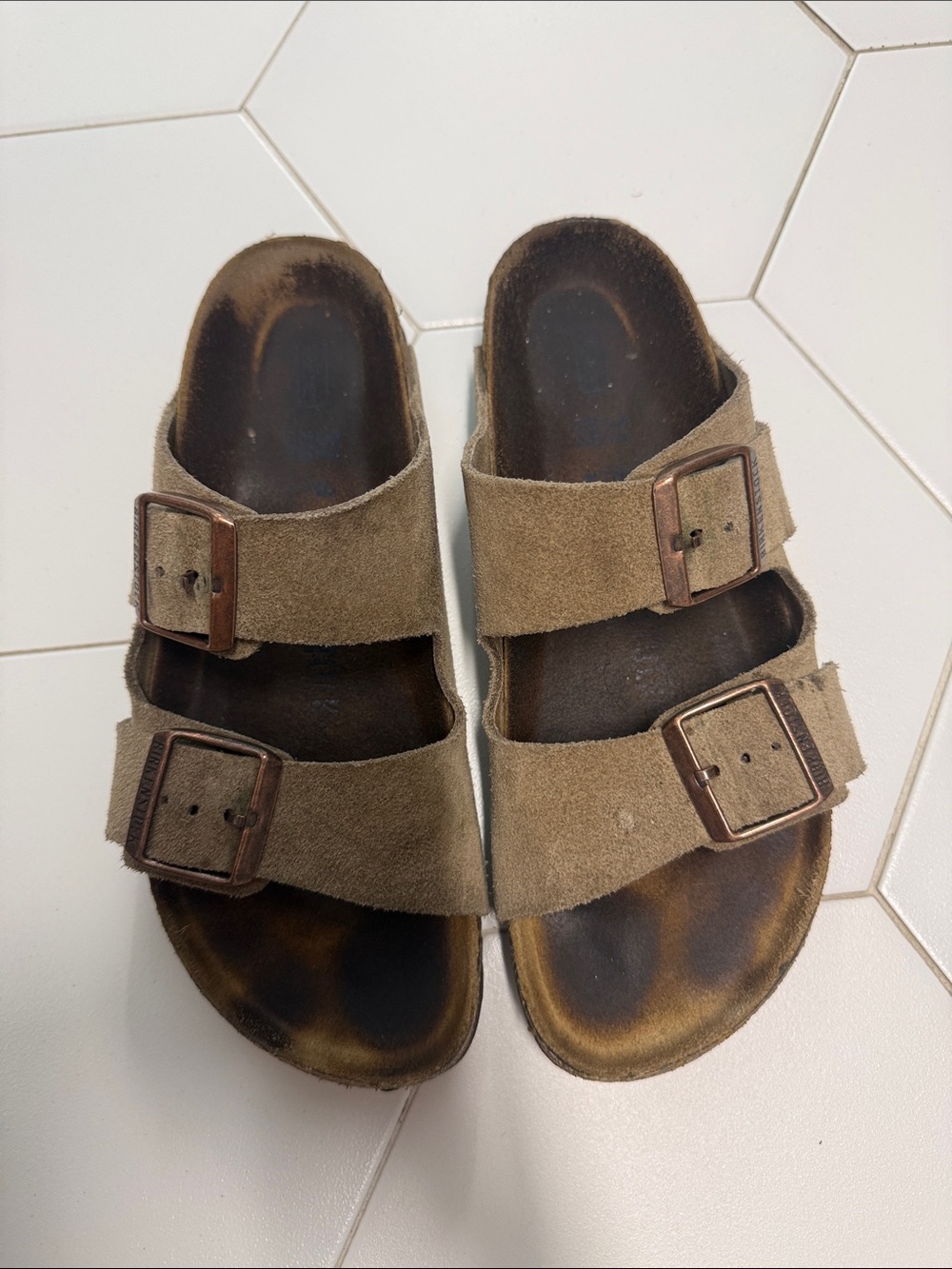 Birkenstock Suede Leather Sandals For Women.